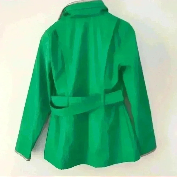 MICHAEL Michael Kors Green Belted Trench Coat - Picture 9 of 10